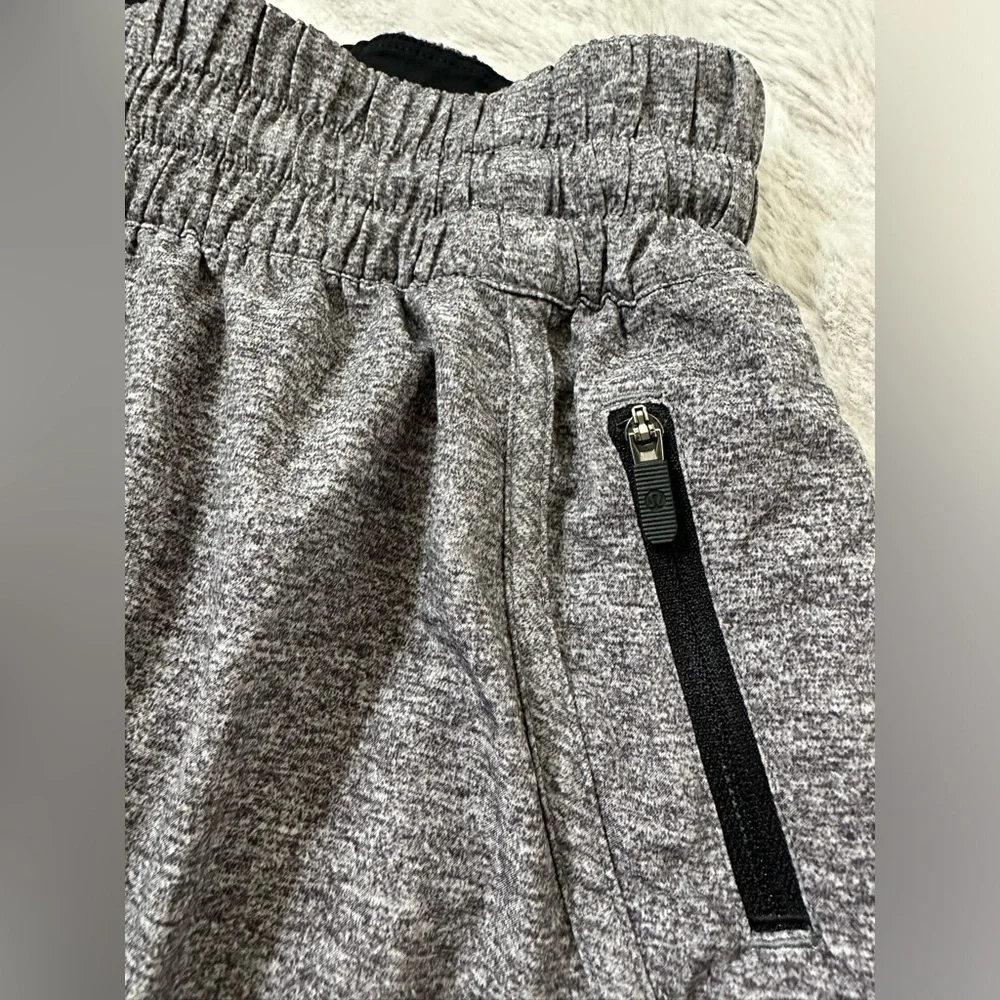 Lululemon Athletica Gray Athletic Shorts with Elastic Waistband - Picture 7 of 9